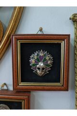 METAL VENEDİK MASKE FİGÜRLÜ DUVAR SÜSÜ