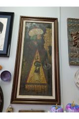 PADİŞAH FİGÜRLÜ İMZALI YAĞLI BOYA TABLO