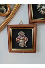 METAL VENEDİK MASKE FİGÜRLÜ DUVAR SÜSÜ