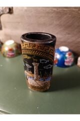 Yunan Antika Motifli Minyatür Vazo