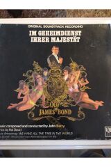 1987 James bond majesty secret service Almanya baskı LP