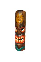 Etnik ahşap 50 cm tiki mask no 3