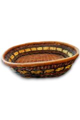 Rattan Örgü Dekoratif Sepet
