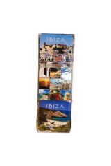 Dekoratif Bardak Altlığı Seti 3lü Ibiza Temalı Resimli